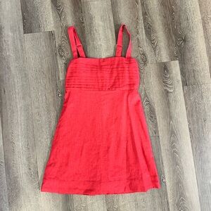 Abercrombie & Fitch Red Dress Skort